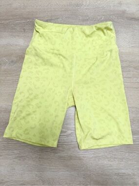 Neon Yellow Activewear Bottoms - Size S